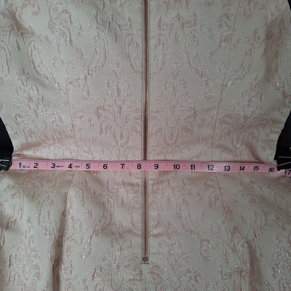 Ted Baker Blush Lace Fit & Flare Dress - Picture 11 of 12